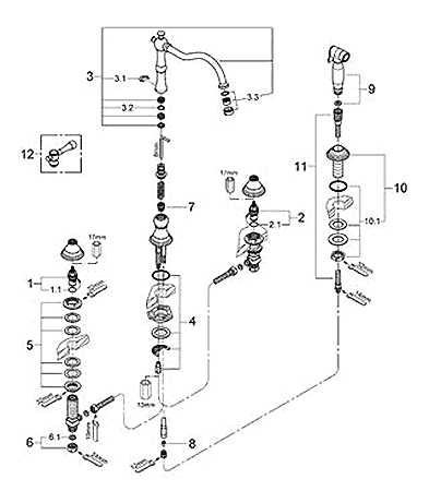 grohe ladylux plus parts diagram