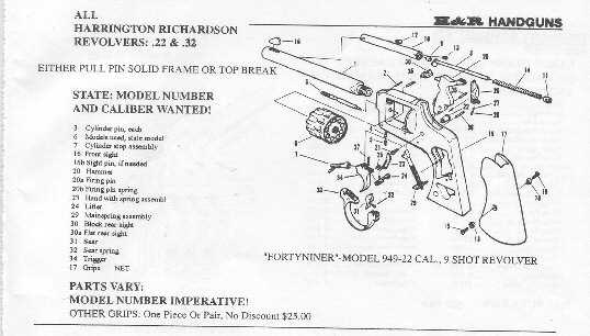 h&r model 929 parts diagram h&r model 929 parts diagram