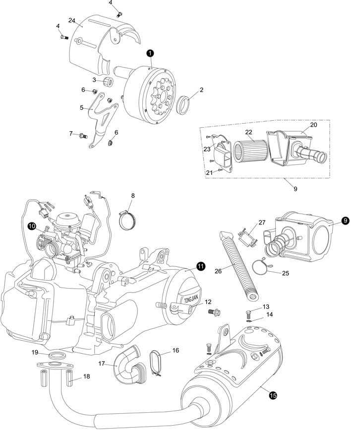 hammerhead gts 150 parts diagram