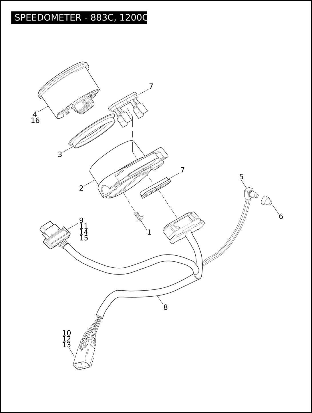 harley davidson sportster parts diagram