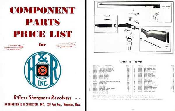 harrington and richardson parts diagram