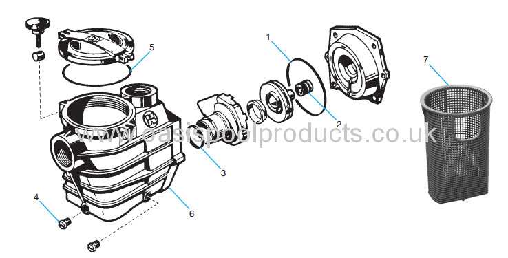 hayward super pump parts diagram