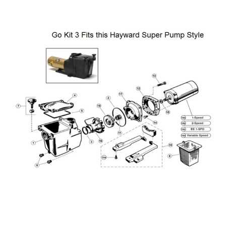 hayward super pump parts diagram