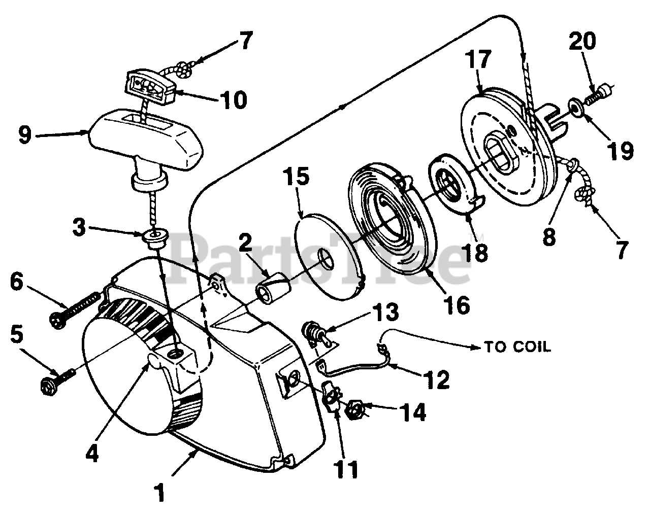 homelite chainsaw parts diagram