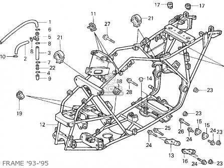 honda 300 fourtrax parts diagram