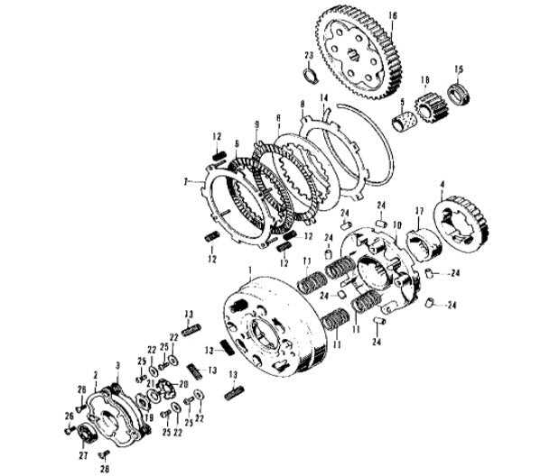 honda ct70 parts diagram