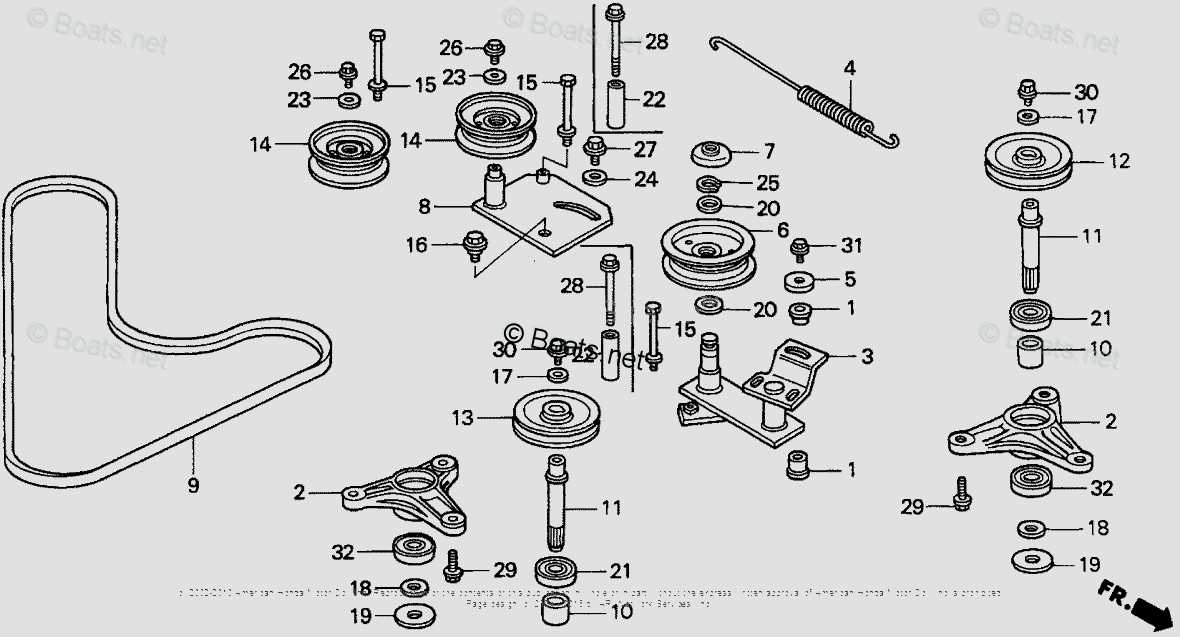 honda harmony 1011 parts diagram