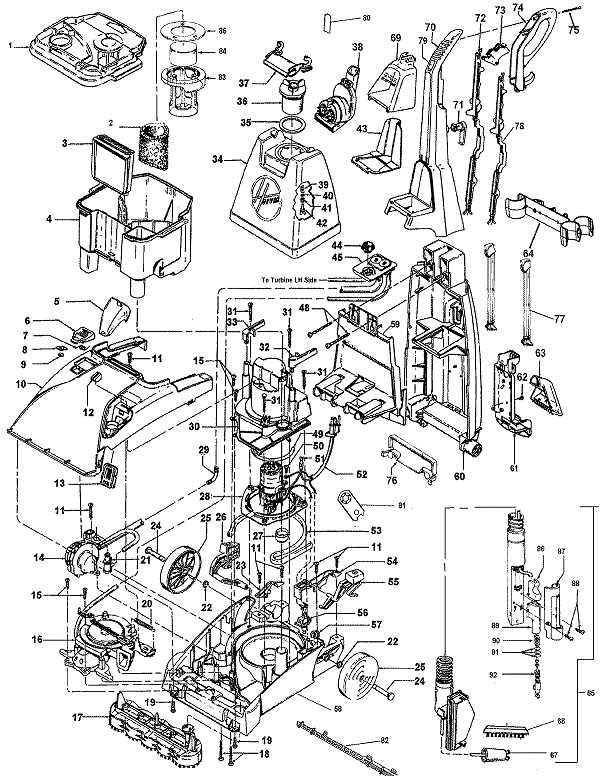 hoover vacuum parts diagram