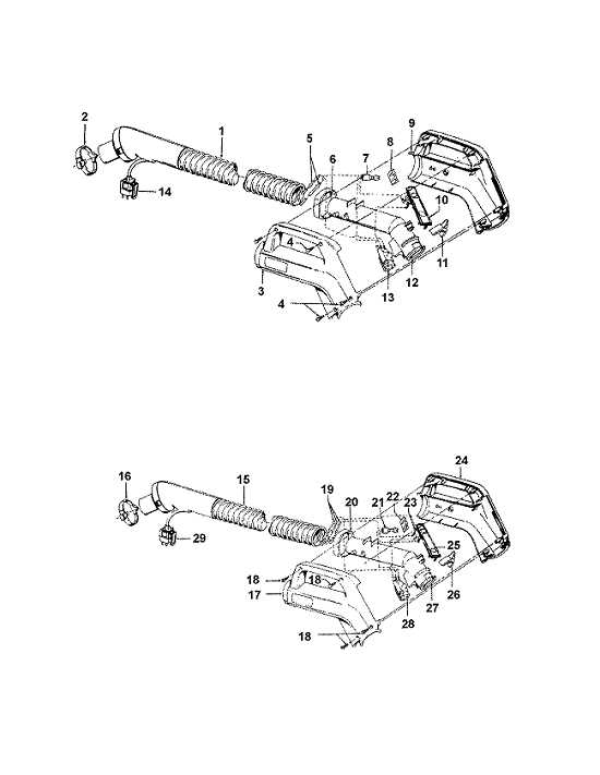 hoover windtunnel vacuum parts diagram