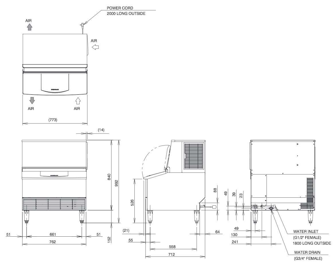 hoshizaki ice machine parts diagram