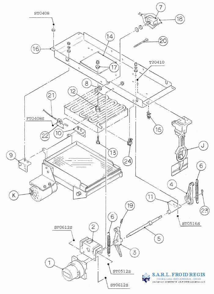 hoshizaki ice machine parts diagram