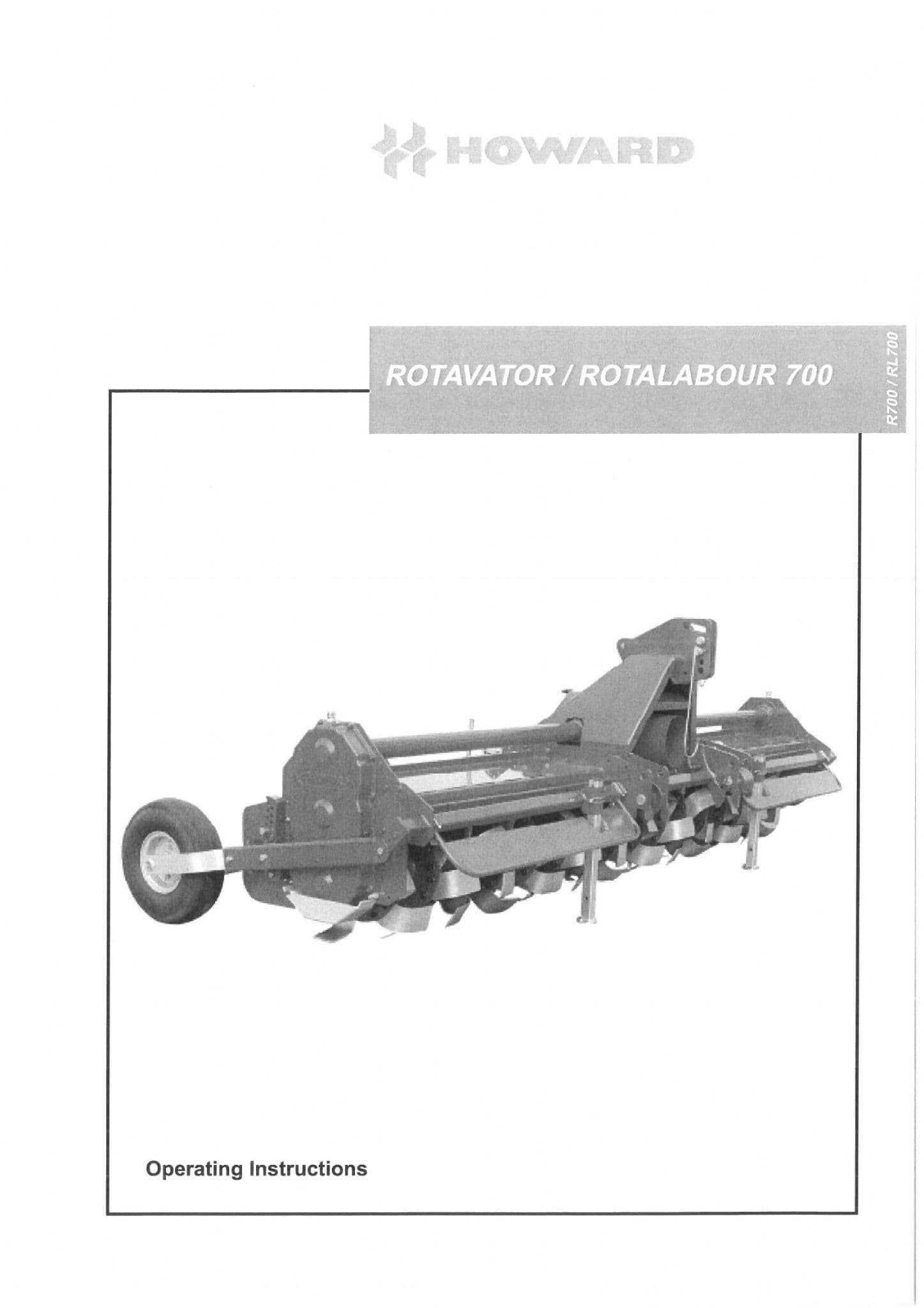 howard rototiller parts diagram