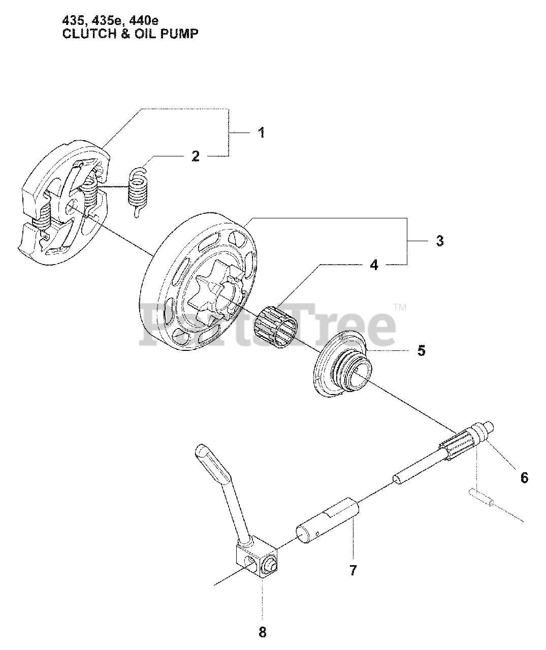 husqvarna 440 chainsaw parts diagram