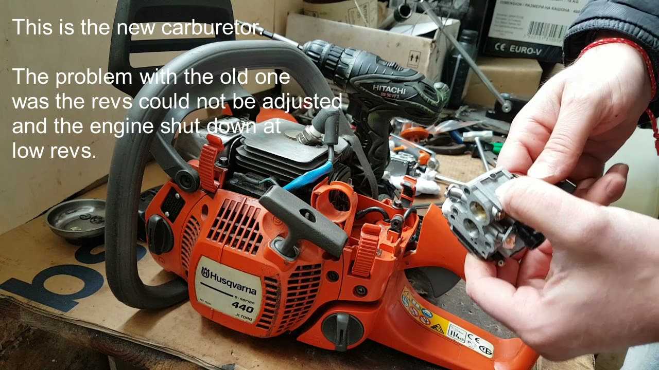 husqvarna 440 chainsaw parts diagram