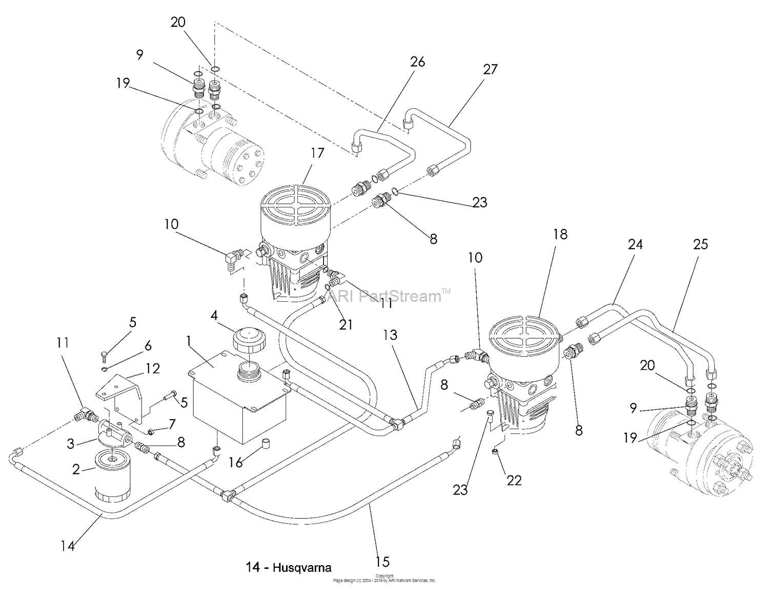 husqvarna yth2348 parts diagram