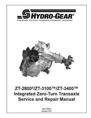 hydro gear zt 3100 parts diagram