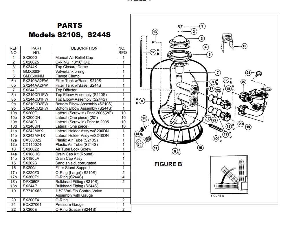 intex sand filter parts diagram