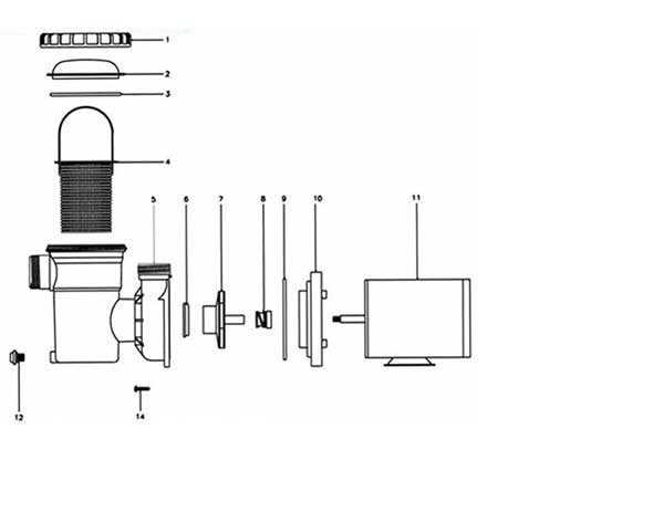 jacuzzi pump parts diagram