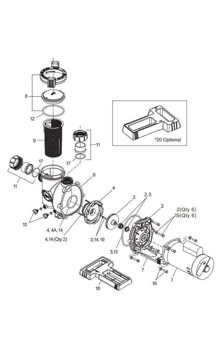 jandy pool pump parts diagram