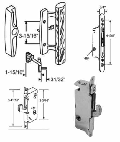 jeld wen patio doors parts diagram