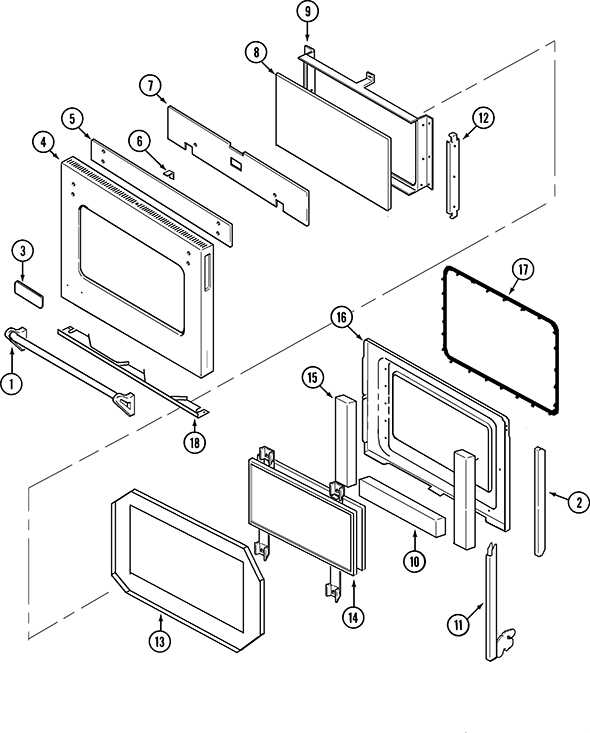 jenn air oven parts diagram