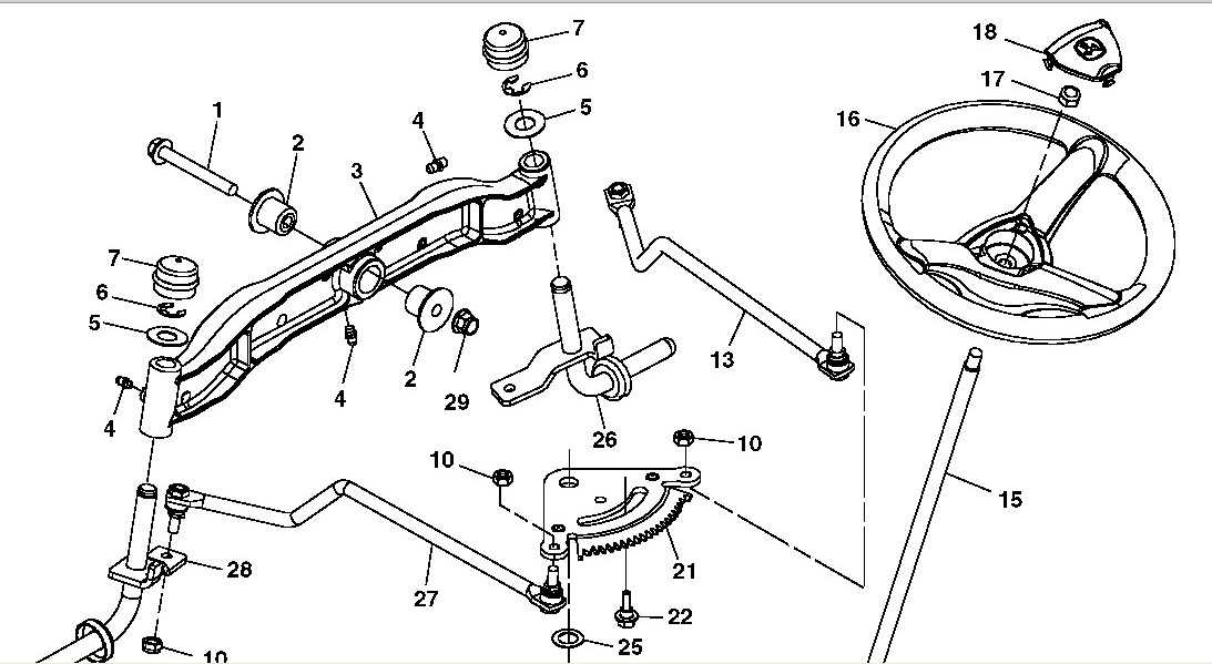 john deere 145 automatic parts diagram