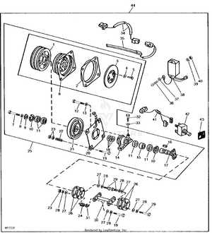 john deere 261 grooming mower parts diagram