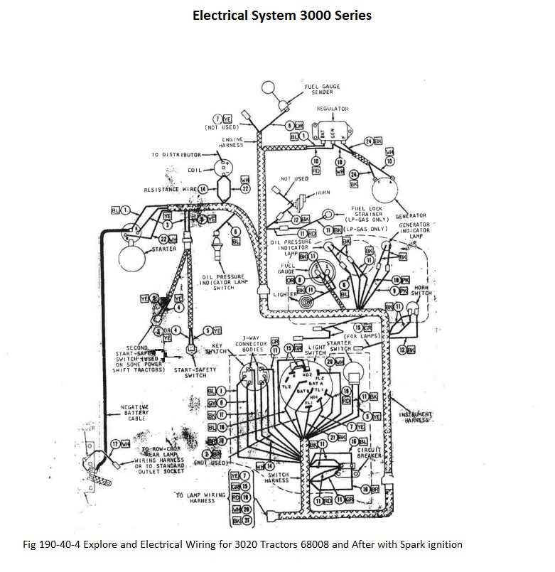 john deere 3020 parts diagram