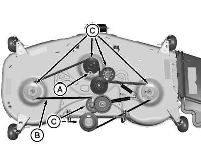 john deere 48c mower deck parts diagram