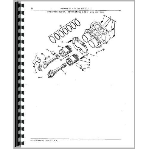 john deere 530 baler parts diagram