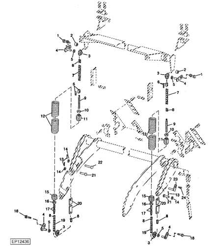 john deere 530 baler parts diagram