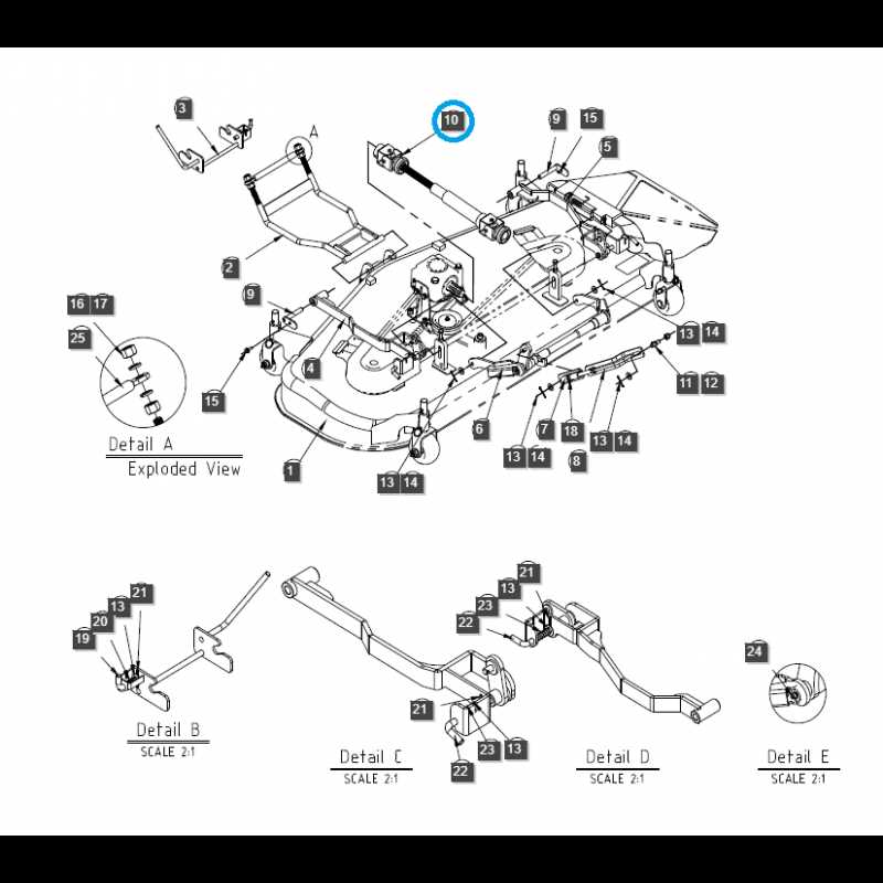 john deere 62c mower deck parts diagram