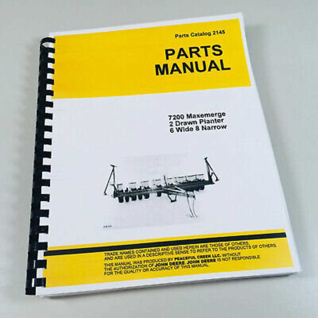 john deere 7200 planter parts diagram