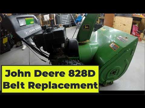 john deere 828d snowblower parts diagram