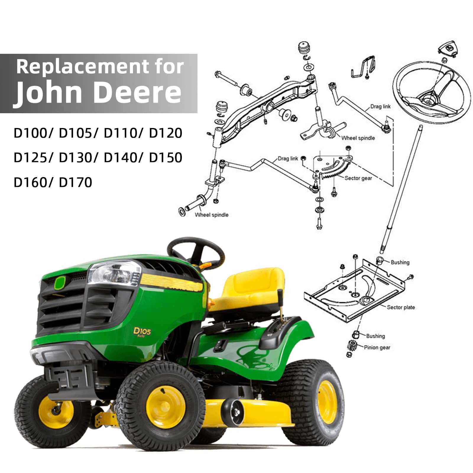 john deere d105 parts diagram