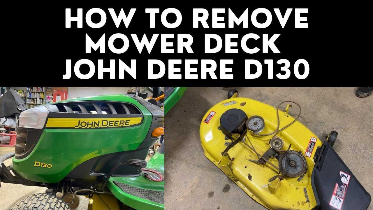 john deere d130 mower deck parts diagram