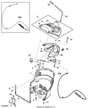 john deere d130 mower deck parts diagram