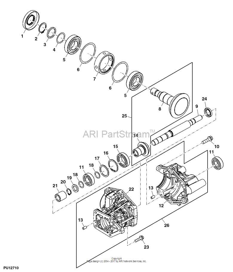 john deere gator 625i parts diagram