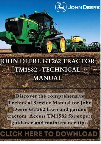 john deere gt262 parts diagram