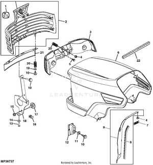 john deere x485 parts diagram