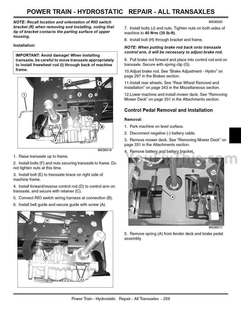 john deere x485 parts diagram