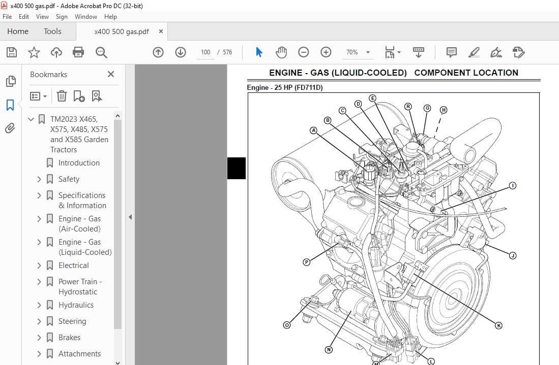 john deere x585 parts diagram