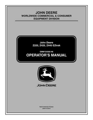 john deere z425 54 inch deck parts diagram