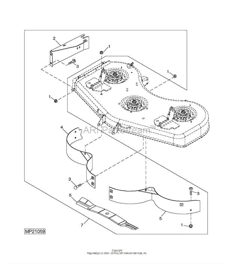 john deere z425 54c parts diagram