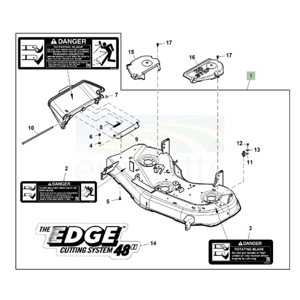 john deere z425 54c parts diagram