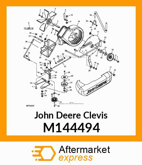 john deere z525e parts diagram