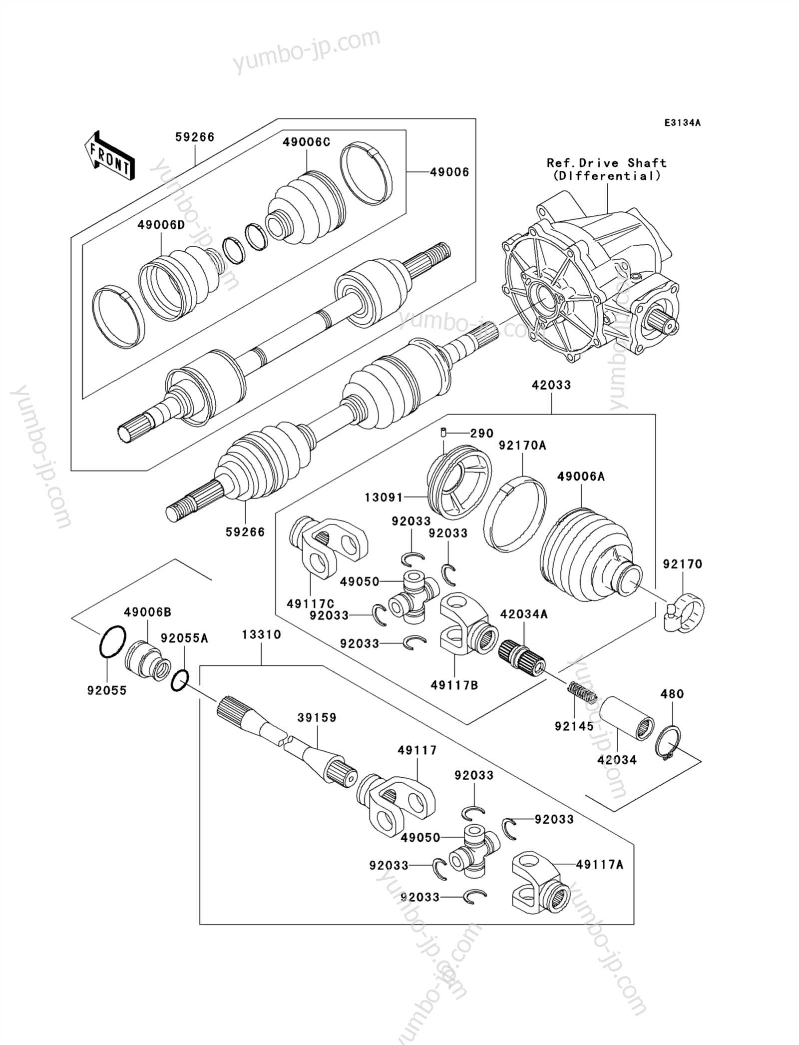 kawasaki bayou 300 parts diagram