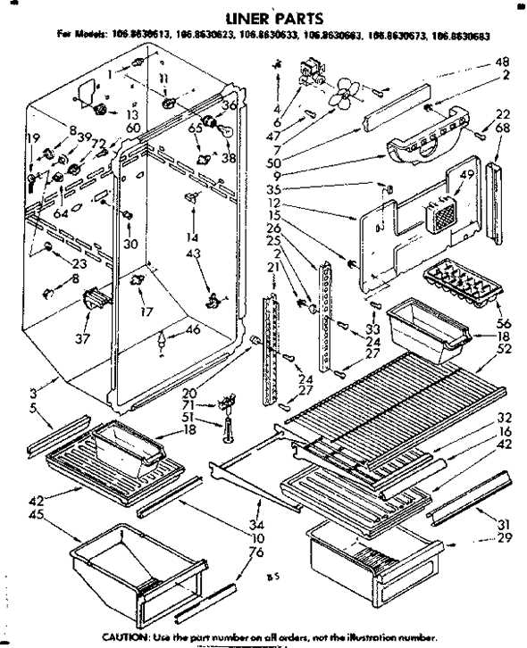 kenmore coldspot model 106 parts diagram