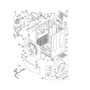 kenmore elite he3 dryer parts diagram