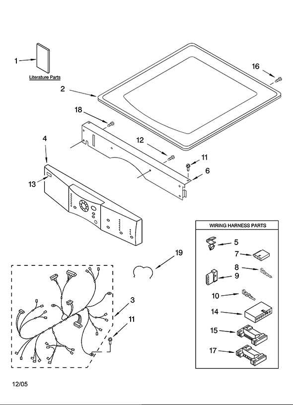 kenmore elite he3 dryer parts diagram